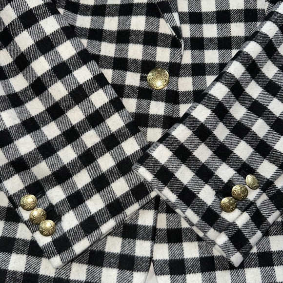 J.Crew Flannel Gingham Blazer - Picture 4 of 9